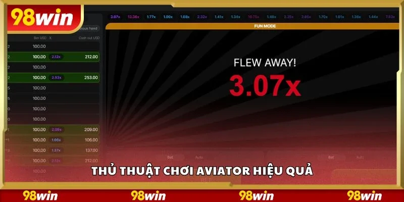 Thủ thuật chơi aviator hiệu quả