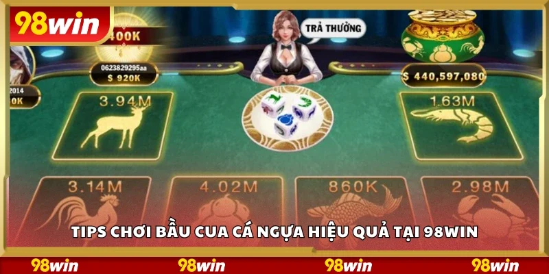 Tips chơi bầu cua cá ngựa dễ thắng